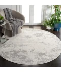Safavieh Whisper Ivory / Grey WHS546 6 ft. 7 in. X 6 ft. 7 in. Round Rug