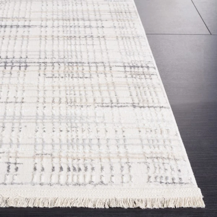Safavieh Whisper Ivory / Grey WHS548 8 ft. X 10 ft. Rectangle Rug