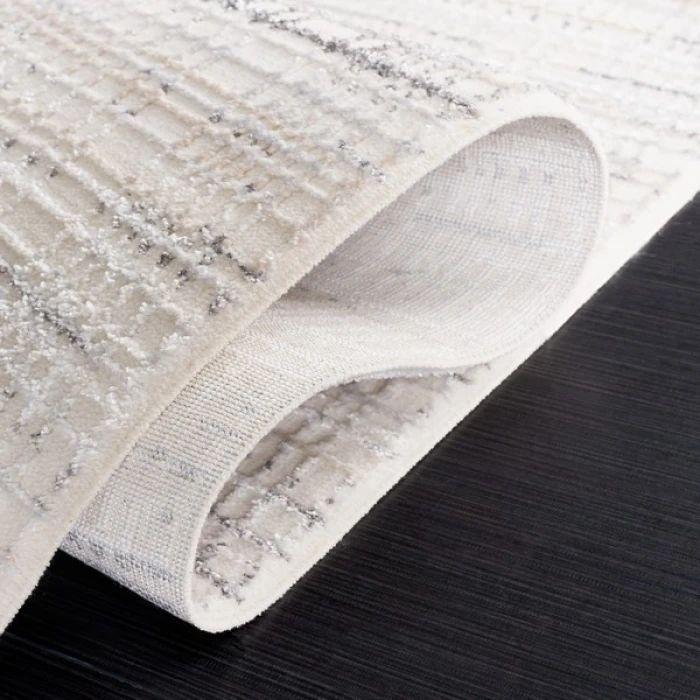 Safavieh Whisper Ivory / Grey WHS548 4 ft. X 6 ft. Rectangle Rug