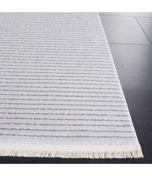 Safavieh Whisper Grey / Dark Grey WHS550 2 ft. 2 in. X 8 ft. Runner Rug