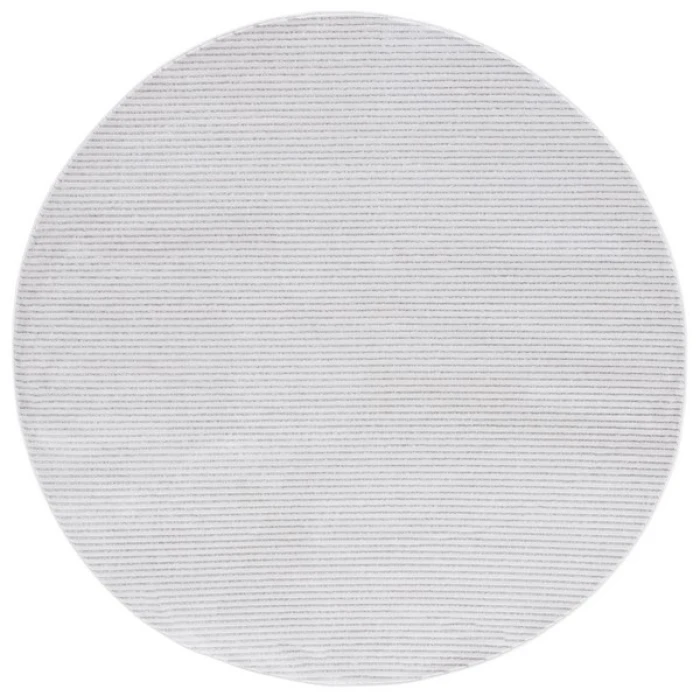 Safavieh Whisper Grey / Dark Grey WHS550 6 ft. 7 in. X 6 ft. 7 in. Round Rug