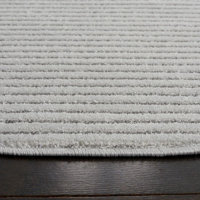 Safavieh Whisper Grey / Dark Grey WHS550 6 ft. 7 in. X 6 ft. 7 in. Round Rug