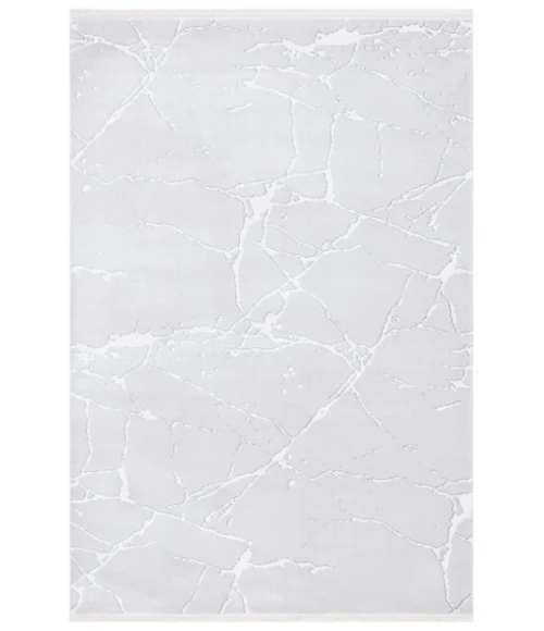 Safavieh Whisper Grey / Ivory WHS552 5 ft. 3 in. X 7 ft. 6 in. Rectangle Rug