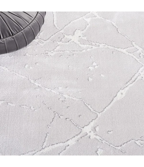 Safavieh Whisper Grey / Ivory WHS552 6 ft. 7 in. X 6 ft. 7 in. Square Rug