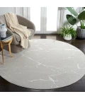 Safavieh Whisper Grey / Ivory WHS552 6 ft. 7 in. X 6 ft. 7 in. Round Rug