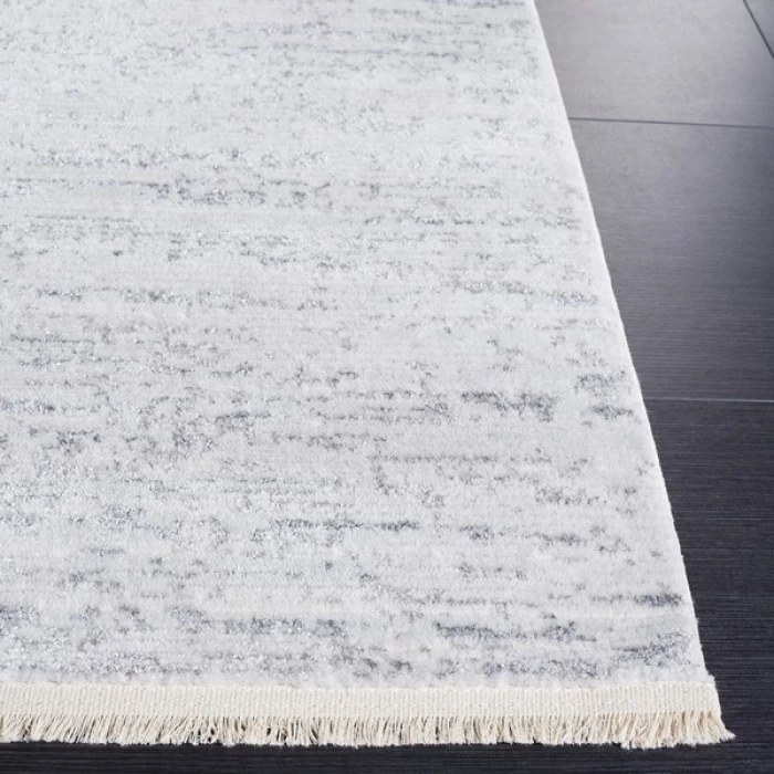 Safavieh Whisper Grey / Dark Grey WHS556 6 ft. 7 in. X 6 ft. 7 in. Square Rug