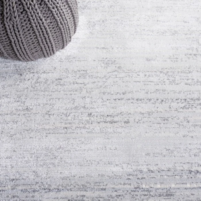 Safavieh Whisper Grey / Dark Grey WHS556 6 ft. 7 in. X 6 ft. 7 in. Square Rug
