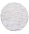 Safavieh Whisper Grey / Dark Grey WHS556 6 ft. 7 in. X 6 ft. 7 in. Round Rug