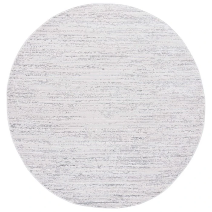 Safavieh Whisper Grey / Dark Grey WHS556 6 ft. 7 in. X 6 ft. 7 in. Round Rug