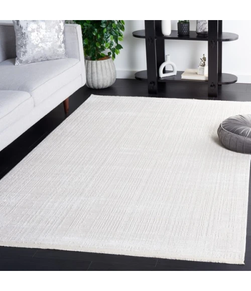 Safavieh Whisper Ivory / Ivory WHS560 5 ft. 3 in. X 7 ft. 6 in. Rectangle Rug