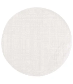 Safavieh Whisper Ivory / Ivory WHS560 6 ft. 7 in. X 6 ft. 7 in. Round Rug