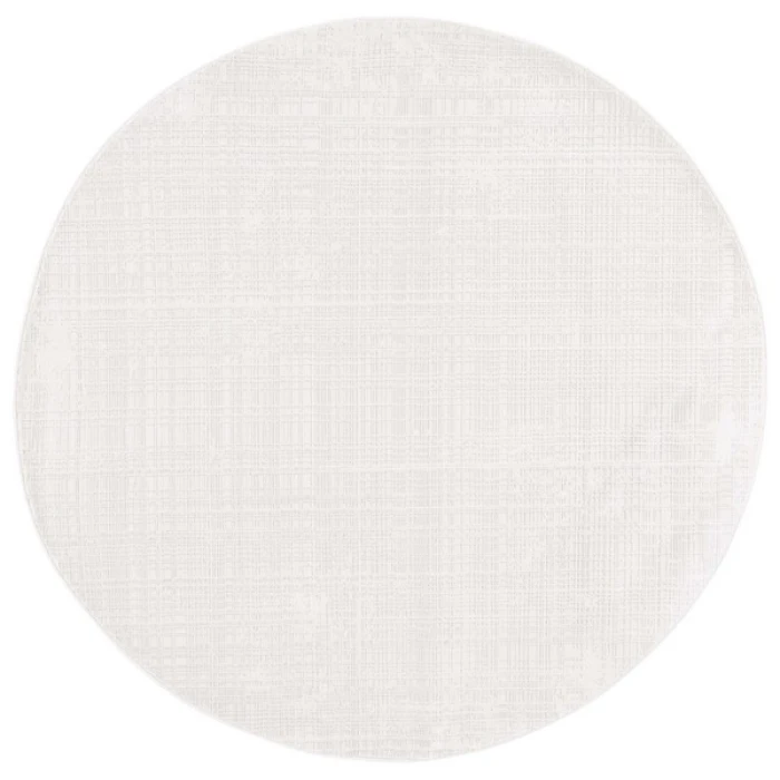 Safavieh Whisper Ivory / Ivory WHS560 6 ft. 7 in. X 6 ft. 7 in. Round Rug