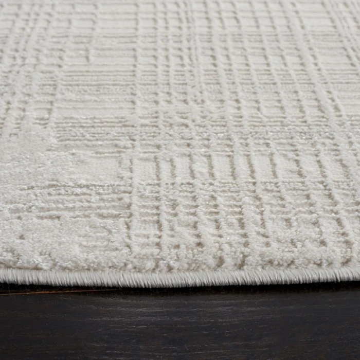 Safavieh Whisper Ivory / Ivory WHS560 6 ft. 7 in. X 6 ft. 7 in. Round Rug