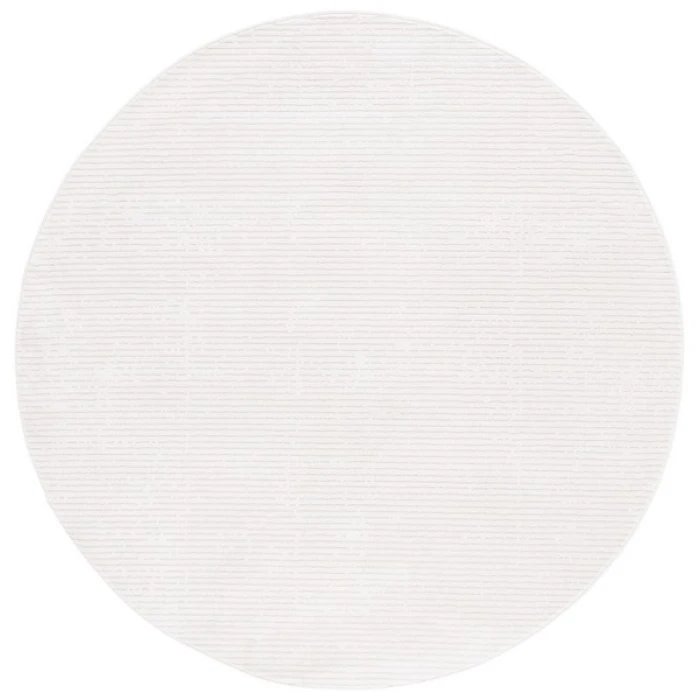 Safavieh Whisper Ivory WHS562 6 ft. 7 in. X 6 ft. 7 in. Round Rug