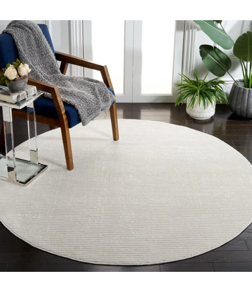 Safavieh Whisper Ivory WHS562 6 ft. 7 in. X 6 ft. 7 in. Round Rug