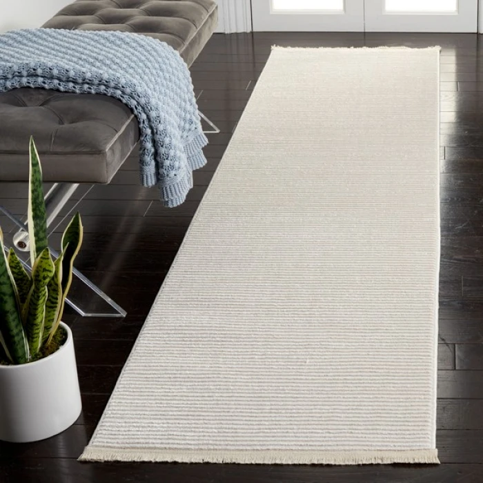 Safavieh Whisper Ivory / Ivory WHS565 2 ft. 2 in. X 8 ft. Runner Rug