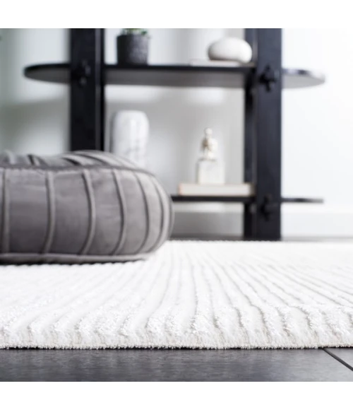 Safavieh Whisper Ivory / Ivory WHS565 6 ft. 7 in. X 6 ft. 7 in. Square Rug