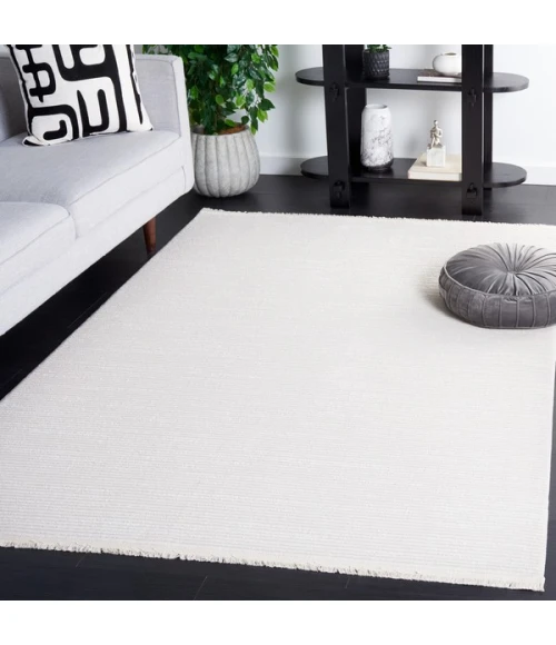 Safavieh Whisper Ivory / Ivory WHS565 5 ft. 3 in. X 7 ft. 6 in. Rectangle Rug
