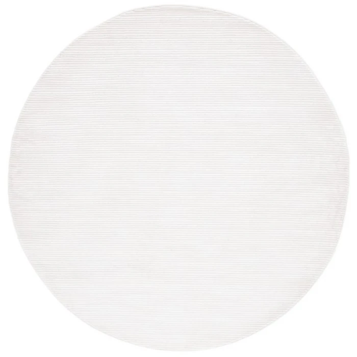 Safavieh Whisper Ivory / Ivory WHS565 6 ft. 7 in. X 6 ft. 7 in. Round Rug