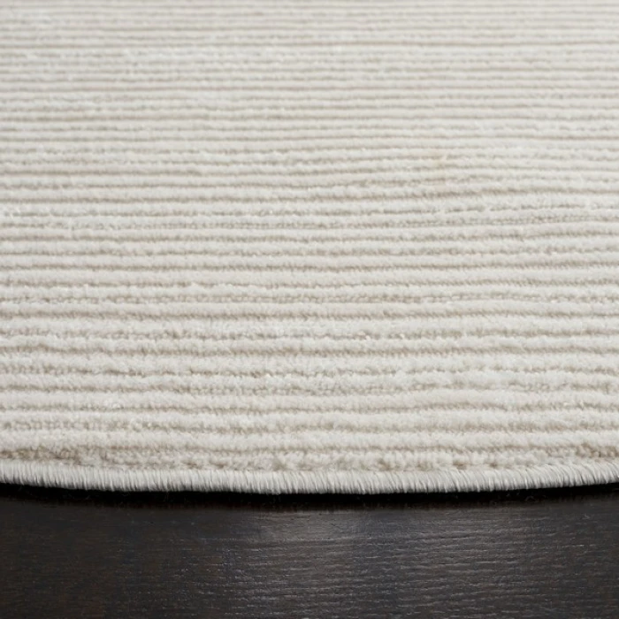 Safavieh Whisper Ivory / Ivory WHS565 6 ft. 7 in. X 6 ft. 7 in. Round Rug