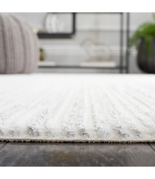 Safavieh Whisper Light Grey / Ivory WHS565 6 ft. 7 in. X 6 ft. 7 in. Square Rug