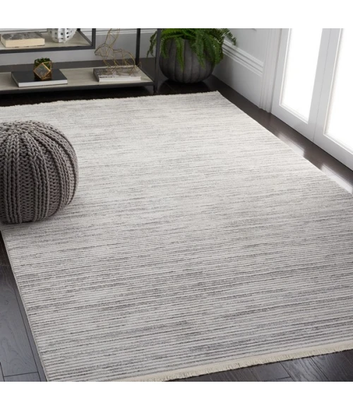 Safavieh Whisper Light Grey / Ivory WHS565 6 ft. 7 in. X 6 ft. 7 in. Square Rug