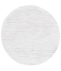 Safavieh Whisper Light Grey / Ivory WHS565 6 ft. 7 in. X 6 ft. 7 in. Round Rug