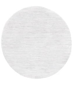 Safavieh Whisper Light Grey / Ivory WHS565 6 ft. 7 in. X 6 ft. 7 in. Round Rug