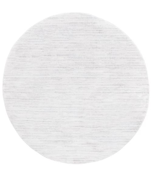 Safavieh Whisper Light Grey / Ivory WHS565 6 ft. 7 in. X 6 ft. 7 in. Round Rug