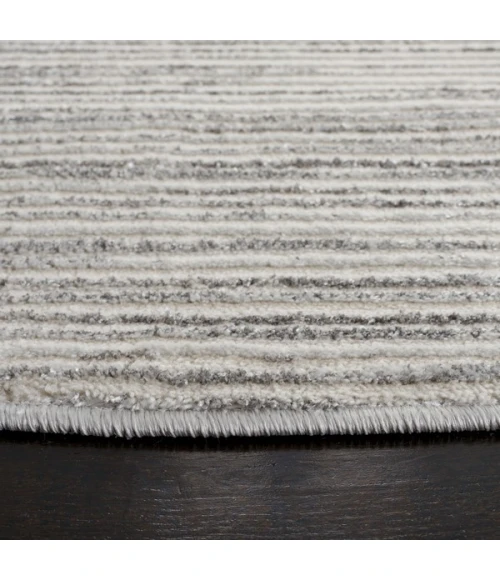 Safavieh Whisper Light Grey / Ivory WHS565 6 ft. 7 in. X 6 ft. 7 in. Round Rug