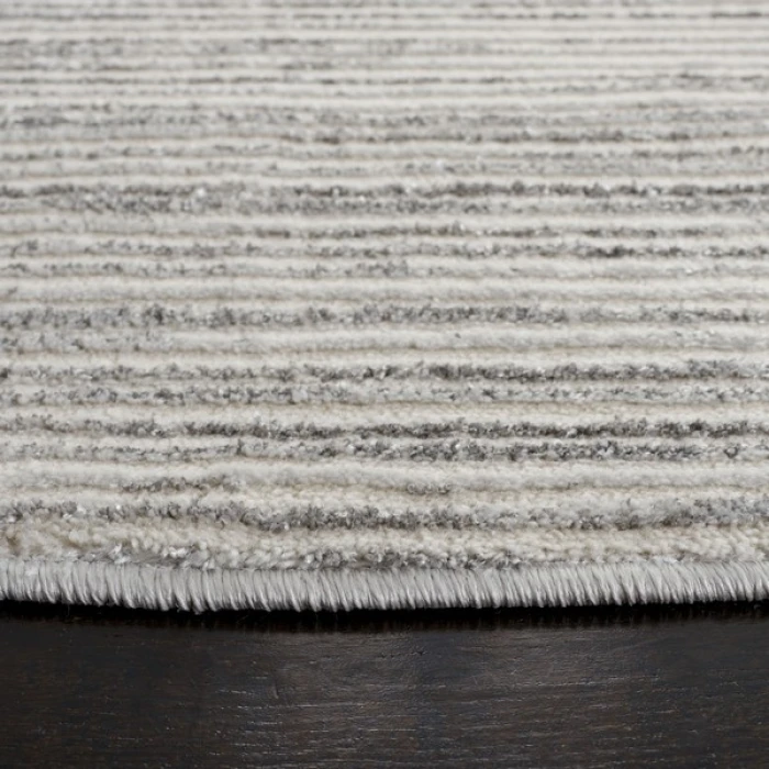 Safavieh Whisper Light Grey / Ivory WHS565 6 ft. 7 in. X 6 ft. 7 in. Round Rug