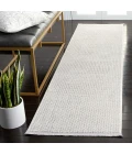 Safavieh Whisper Light Grey / Ivory WHS568 2 ft. 2 in. X 8 ft. Runner Rug