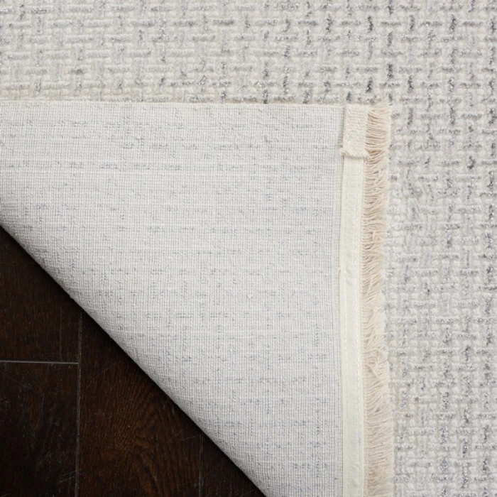 Safavieh Whisper Light Grey / Ivory WHS568 6 ft. 7 in. X 6 ft. 7 in. Square Rug
