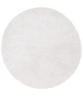 Safavieh Whisper Light Grey / Ivory WHS568 6 ft. 7 in. X 6 ft. 7 in. Round Rug