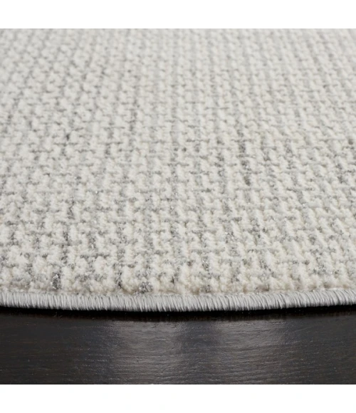 Safavieh Whisper Light Grey / Ivory WHS568 6 ft. 7 in. X 6 ft. 7 in. Round Rug