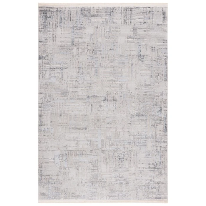 Safavieh Whisper Light Grey / Beige WHS582 6 ft. 7 in. X 8 ft. 7 in. Rectangle Rug