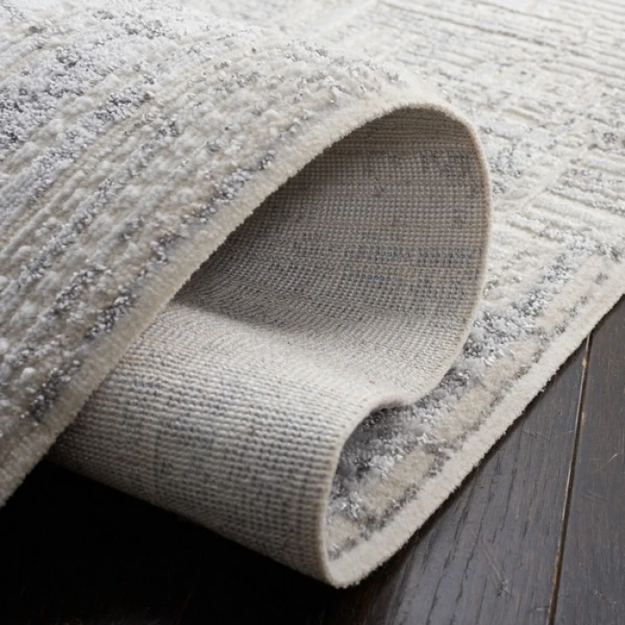Safavieh Whisper Light Grey / Beige WHS582 6 ft. 7 in. X 6 ft. 7 in. Square Rug