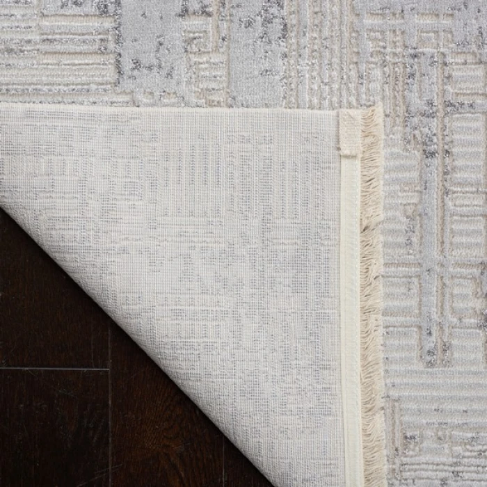 Safavieh Whisper Light Grey / Beige WHS582 6 ft. 7 in. X 6 ft. 7 in. Square Rug