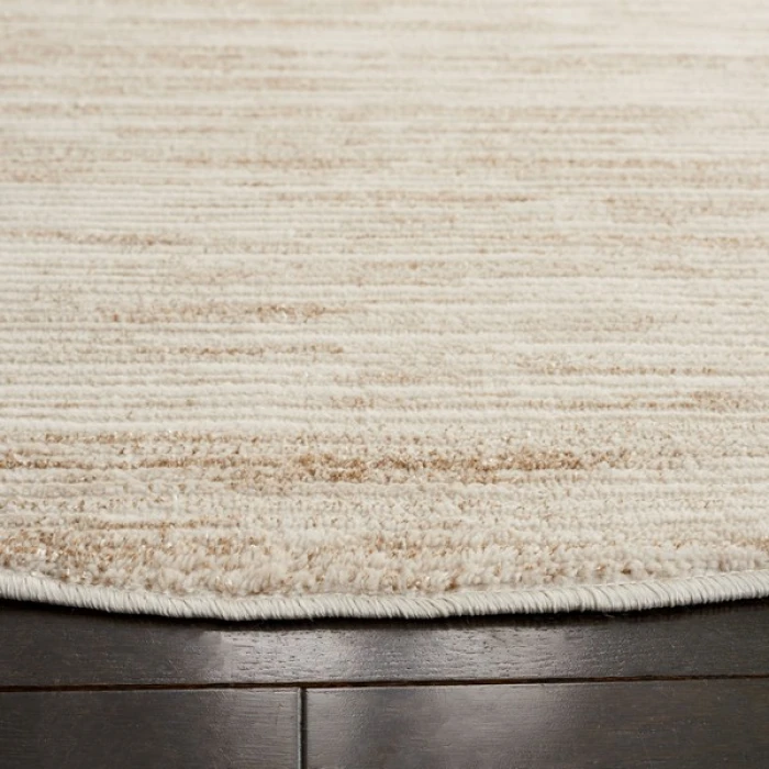 Safavieh Whisper Ivory / Beige WHS584 6 ft. 7 in. X 6 ft. 7 in. Round Rug