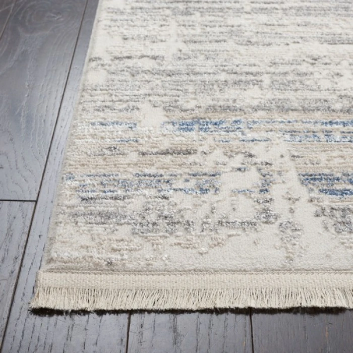 Safavieh Whisper Grey / Blue WHS586 5 ft. 3 in. X 7 ft. 6 in. Rectangle Rug