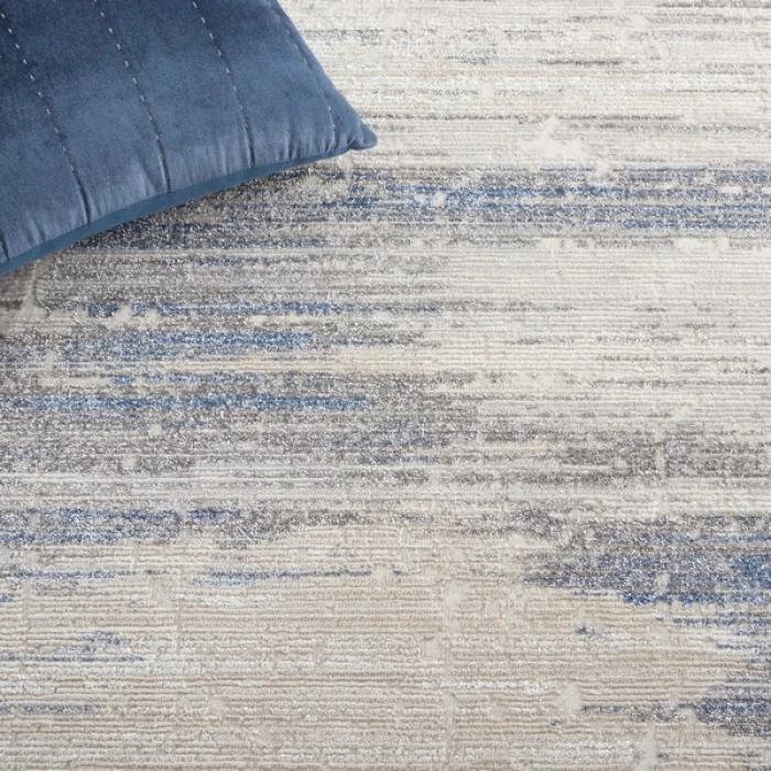 Safavieh Whisper Grey / Blue WHS586 5 ft. 3 in. X 7 ft. 6 in. Rectangle Rug
