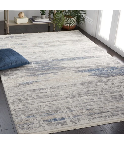 Safavieh Whisper Grey / Blue WHS586 4 ft. X 6 ft. Rectangle Rug
