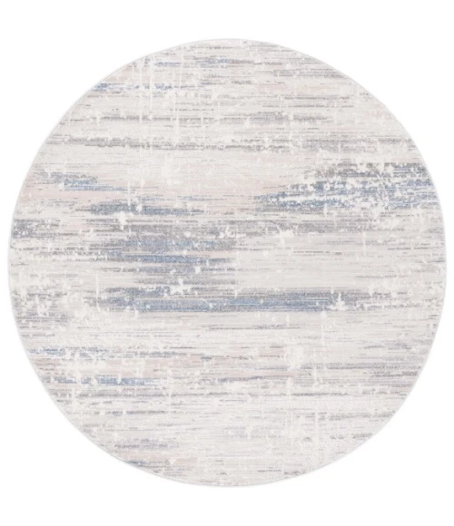 Safavieh Whisper Grey / Blue WHS586 6 ft. 7 in. X 6 ft. 7 in. Round Rug