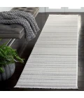 Safavieh Whisper Light Grey / Ivory WHS588 2 ft. 2 in. X 8 ft. Runner Rug