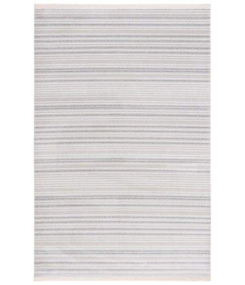Safavieh Whisper Light Grey / Ivory WHS588 5 ft. 3 in. X 7 ft. 6 in. Rectangle Rug