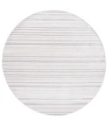 Safavieh Whisper Light Grey / Ivory WHS588 6 ft. 7 in. X 6 ft. 7 in. Round Rug
