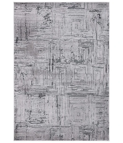 Safavieh Whisper Grey / Dark Grey WHS814 8 ft. X 10 ft. Rectangle Rug