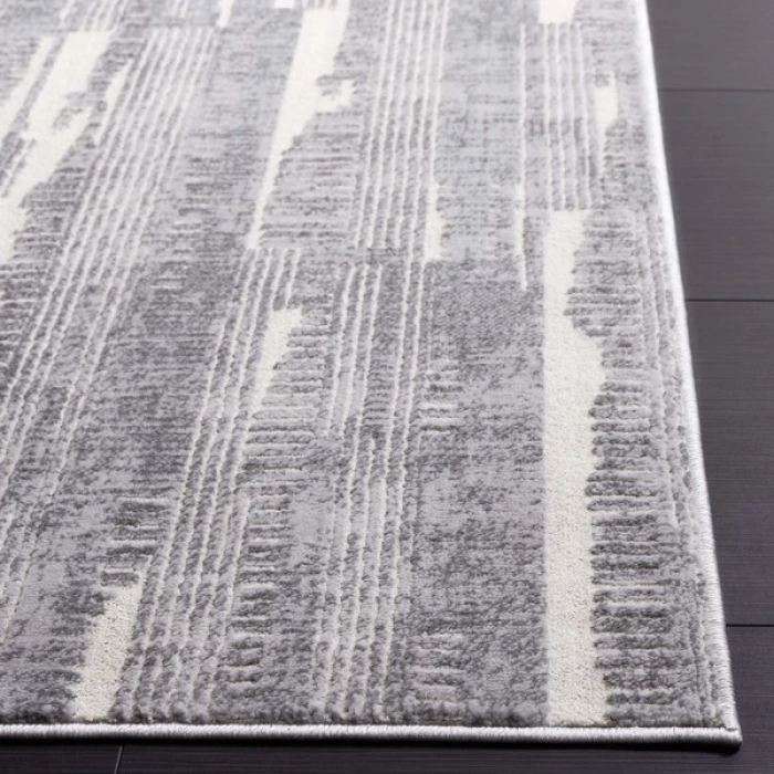 Safavieh Whisper Grey / Light Grey WHS816 2 ft. 6 in. X 8 ft. Runner Rug