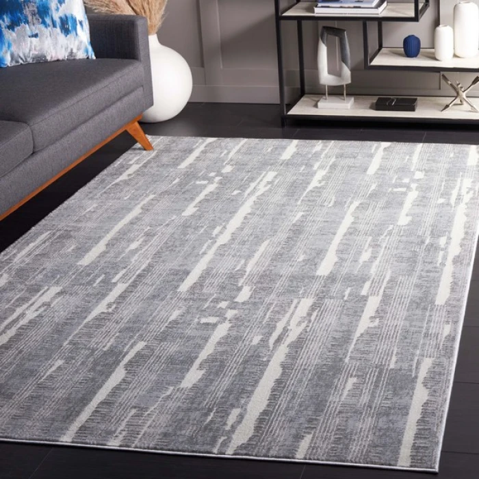 Safavieh Whisper Grey / Light Grey WHS816 8 ft. X 10 ft. Rectangle Rug