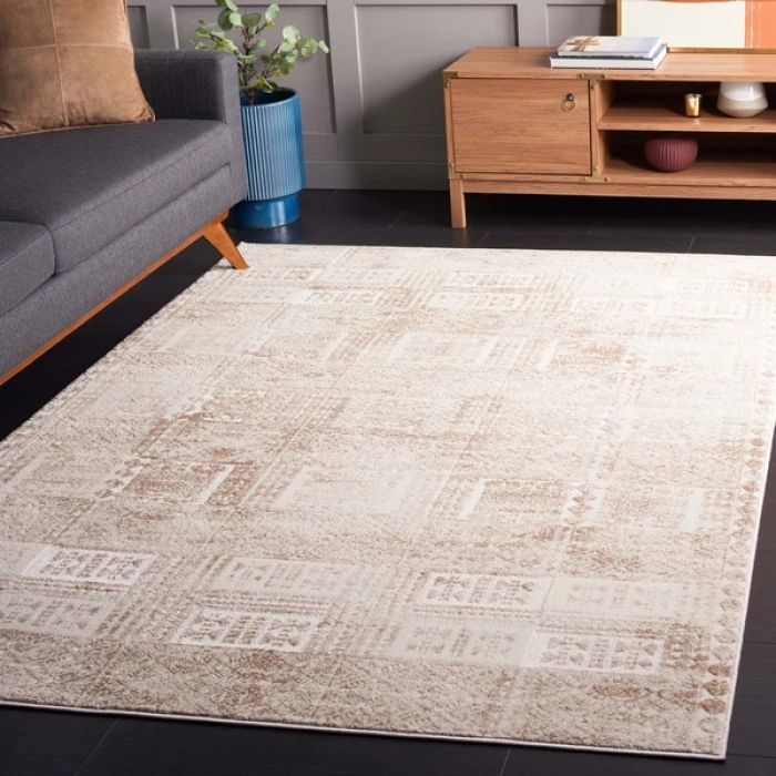 Safavieh Whisper Beige / Light Beige WHS818 4 ft. X 6 ft. Rectangle Rug